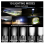 Rechargeable Flashlights High Lumens,Super Bright LED Flashlight USB C,Tactical Flashlight with Zoomable 10 Modes for Emergency(Black) 3