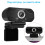 1080P USB Web Camera, Desktop Computer Online HD Webcam with Microphone for Video Calling Conferencing Recording PC Laptop USB Webcams(Black) 7
