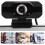 1080P USB Web Camera, Desktop Computer Online HD Webcam with Microphone for Video Calling Conferencing Recording PC Laptop USB Webcams(Black) 5