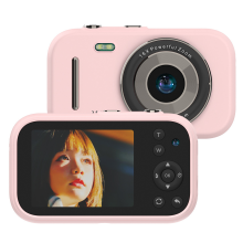 Appareil photo numérique pour enfants 2 5K UHD 1080P avec carte mémoire de 64 Go, zoom anti-tremblement 16X, convient aux garçons et aux filles