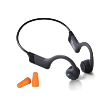 Bone Conduction Headphones, Open-Ear Wireless Bluetooth Workout Headphones with Microphones, 20H Playtime, Waterproof Wireless Earphones(Black)