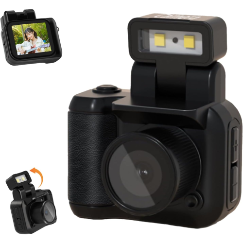 Porte-clés Caméra Porte-clés Caméra avec Flash Mini Porte-clés Caméra Mini Caméra de Sport HD Mini Porte-clés Caméra Noir