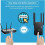 Extensor WiFi 2024, Cobre até 8.000 m² e 40 Dispositivos, Repetidor de Internet - 4