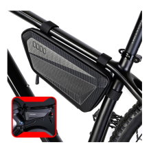 Sacoche triangulaire étanche pour vélo et moto, coque rigide en EVA, sacoche latérale arrière suspendue