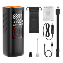 Compresseur d'air portable pour gonfleur de pneus électrique, mini compresseur d'air sans fil 160 psi pour pneus de voiture, batterie