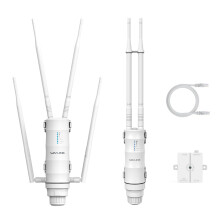 Ac1200 Outdoor Wifi Extender, Long Range N300 Outdoor Wifi Extender (biely)