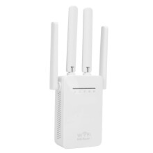 300 Mb/s Wifi Repeater Extender 2,4 GHz bezdrôtový smerovač so zosilňovačom signálu pre domácu kanceláriu 100-240 VUS zástrčka (biela)