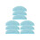 9pcs for 9090 Vacuum Washable Mop Cloth Cleaning Mop Cloth 2