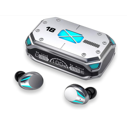 Bluetooth 5.3 True Wireless Earbuds, Environment Noise Cancelling Earbuds, IPX7 Waterproof(White)