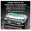 Bluetooth 5.3 True Wireless Earbuds, Environment Noise Cancelling Earbuds, IPX7 Waterproof(White) 4