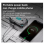 Bluetooth 5.3 True Wireless Earbuds, Environment Noise Cancelling Earbuds, IPX7 Waterproof(White) 6