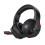 Casque de jeu sans fil avec micro USB Bluetooth 2.4G avec microphone Rouge 1
