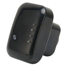 Wifi Extender 360 bezdrôtové pokrytie 300 Mbp 2,4 GHz Lan Port 2 režimy Konštrukcia zástrčky Wifi Repeater pre notebook Čierna