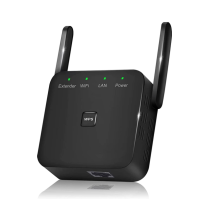 VPMKP 2024 Wifi Extender/Repeater, pokrýva až 9 860 Sq Ft, podporuje 60 zariadení, Internet Booster s ethernetovým portom, Jednoduché nastavenie