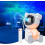 Astronaut Galaxy Projector, Star Projector with Timer and Remote, Night Light with Moon Lamp(White) 1