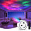 Star Projector with Remote Timer - Night Light for Bedroom, Kids Room 17 Lighting Modes(White) 1