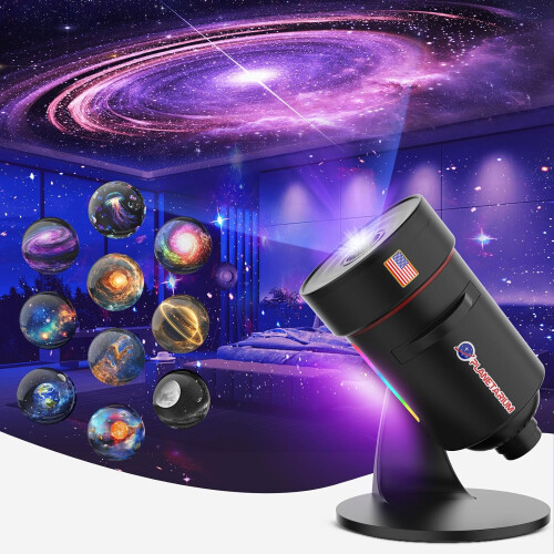 Star Projector, Galaxy Projector for Bedroom Night Light with Timer, Mood Lighting(Black)