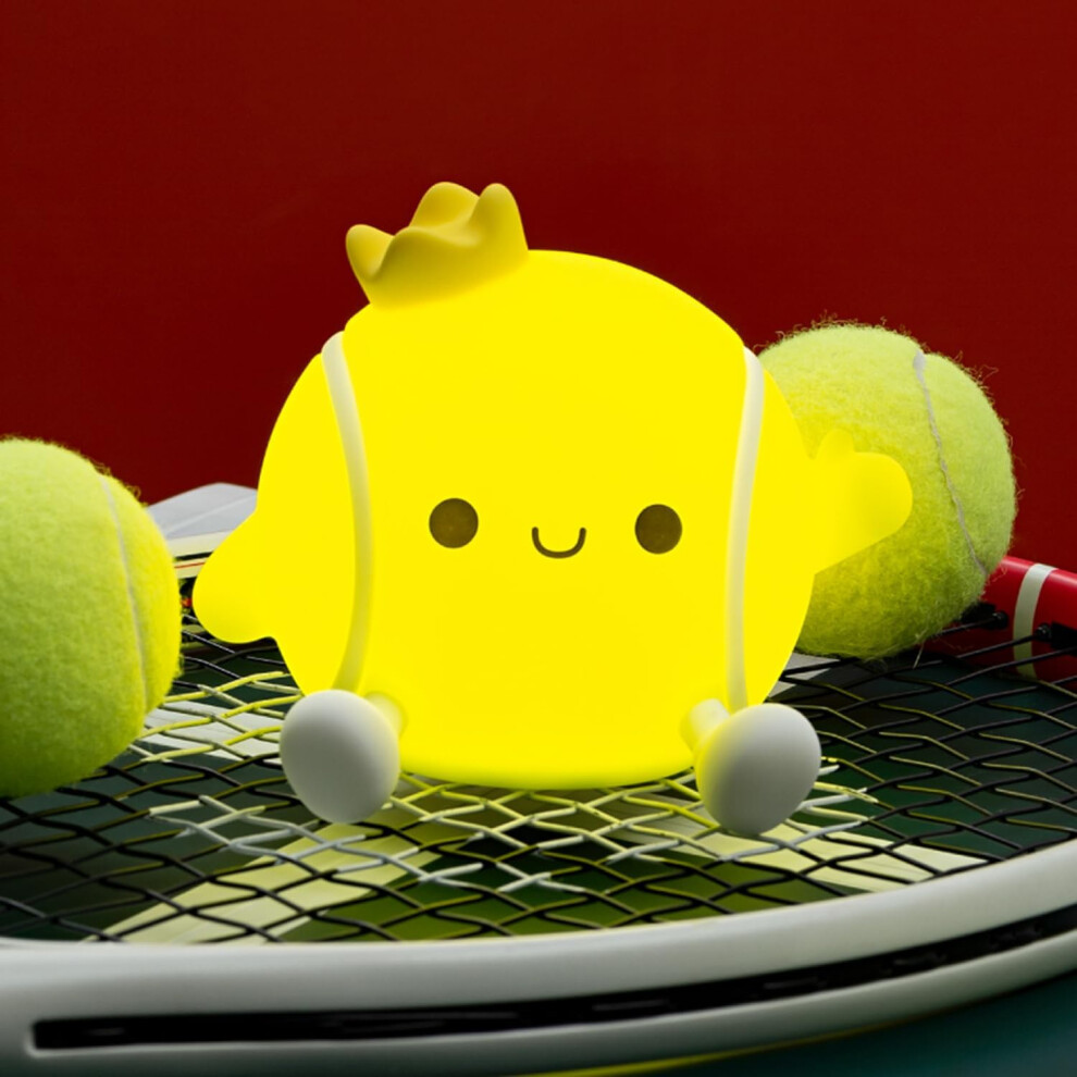 Veilleuse Tennis, veilleuse LED flexible et innovante, veilleuse à intensité variable pour chambre de bébé (verte)