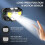 Headlamp Flashlight, Rechargeable Headlight, 2-Pack Waterproof Motion Sensor Head Lamp(Black) 3