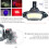 COB Floodlight Headlamp USB Rechargeable with Red Light, 2000 Lumen LED Headlight (Black) 3