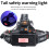 3000 LED Black Light Headlamp,3 Modes White and UV Light Headlamp, Rechargeable Blacklight(Black) 4