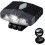 Ultra Bright Mini Hands Free LED Clip on Cap Light - Rechargeable Waterproof Hat Light Flashlight (Black) 1
