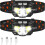 Headlamp Flashlight, Rechargeable Headlight, 2-Pack Waterproof Motion Sensor Head Lamp(Black) 1