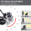 3000 LED Black Light Headlamp,3 Modes White and UV Light Headlamp, Rechargeable Blacklight(Black) 2