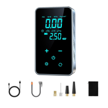 Air Pump, Full-Touch-Screen Vehicle-Mounted Air Pump Portable Air Pump for Automobile Air Compressor Electric Tire Inflator(Black)