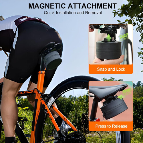 Boucle De Sacoche De Selle Vélo Réglable 27 Cm - Rotation 360°, Capacité 75 Kg - En Nylon Renforcé, Pour Fixer Sacoches Latérales Sur Porte-bagages