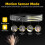 Headlamp Rechargeable 2PCS, Motion Sensor 230 COB Head Lamp,Headlights for Forehead, Hard hat Light(Black) 3