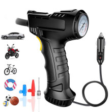 Inflador de Pneus Portátil 150 Psi Inflador de Pneus Sem Fio 7 4 V Bateria Recarregável Usb 3600Mah Adaptador Dc Bomba Elétrica para Pneus I