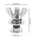 2pcs 316 Less Steel Diving Screws Backplate Wing Nuts for Under S Diving Bc 1