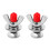 2pcs 316 Less Steel Diving Screws Backplate Wing Nuts for Under S Diving Bc 2