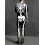 (XXXXL) Skelettkostüm Herren Halloweenkostüm 3