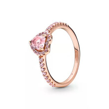 Rose gold love ring cross-border for simple fashion couples ring-54 yards