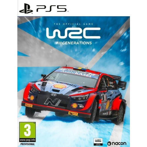WRC Generations PS5 Game (Dutch/French Box - Multi Language in Game)