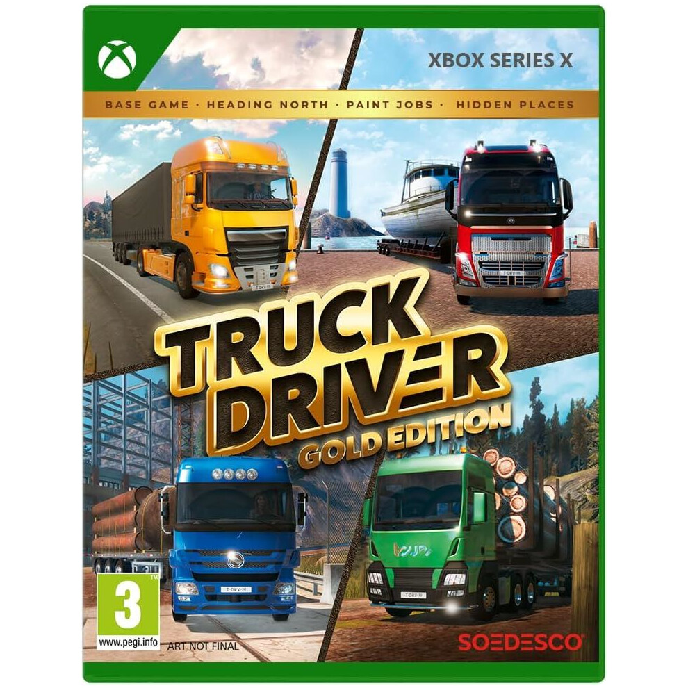 Truck Driver Gold Edition Xbox Series X Video Game (NEW & SEALED) - Image 5