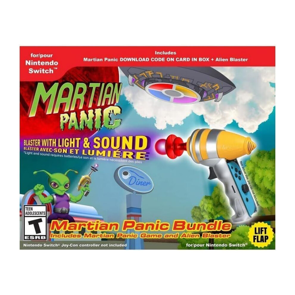 Martian Panic Bundle (Code + Alien Blaster) Switch Game