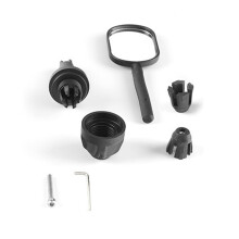 360 Degree Flexible Rotatable Safety Rear View Mirrors for Bike Bicycles Cycling Black