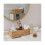 3-sect Wicker Baskets for Shelves, Woven Stora Baskets, 2-pack 3