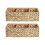 3-sect Wicker Baskets for Shelves, Woven Stora Baskets, 2-pack 1