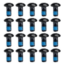 20 Pcs Bicycles Disc Brake Bolts Bike Rotor Screw Bike Disc Brake Rotor Bolts M5x10mm Screw for Road Mountain Bike
