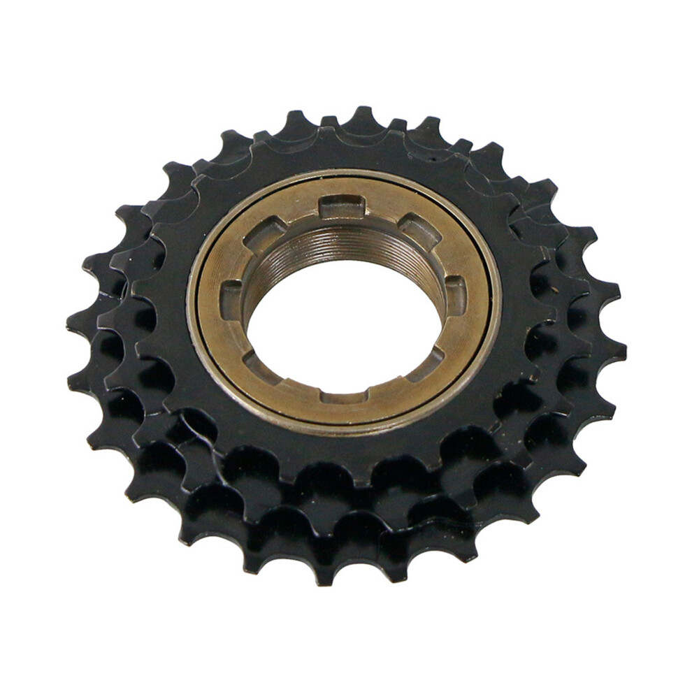 3 Speed Freewheels, 18-21-24T Bicycles Steel Freewheels Mountain Bikes Freewheels 3 Speed Cassettes Sprocket for Cycling
