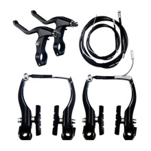 Road Bicycles Brake Set Aluminum Alloy Mountain Bike V Brake Set Front and Rear Brake Cables and Brake Levers Kits