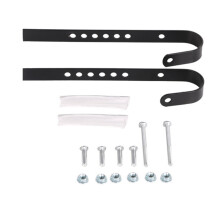 Metal Bike Front Basket Hook with Mounting Hardware Wire Basket Hook Adjustable Hardware Hanging Hooks
