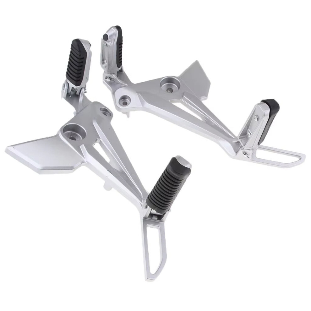 2Pcs Motorcycle Metal Foot Pedal Left Right Side Footrest Footpegs Pedals Aluminum Alloy Foot Boards 7751710028978