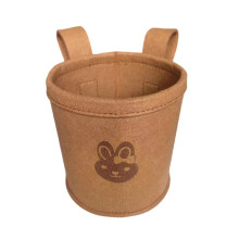 Removable Kids Bicycles Basket Felted Bike Front Handlebars Storage Basket for Kids Bicycles