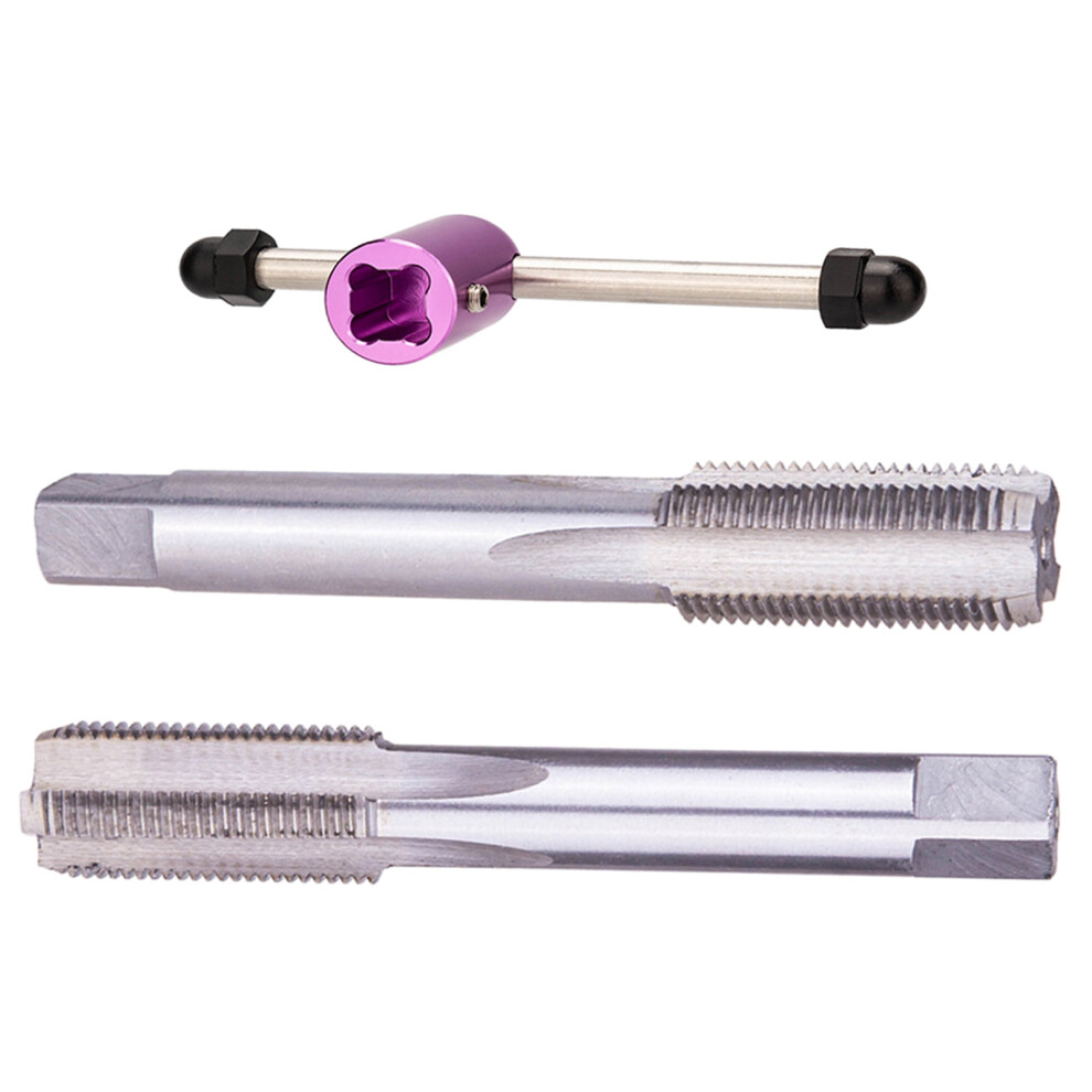 Bicycles Crank Thread Tapping Device Cycling Pedal Tap High Speed Steel Crankset Tool Bike Crank Tapping Threading Tool 7751710026387