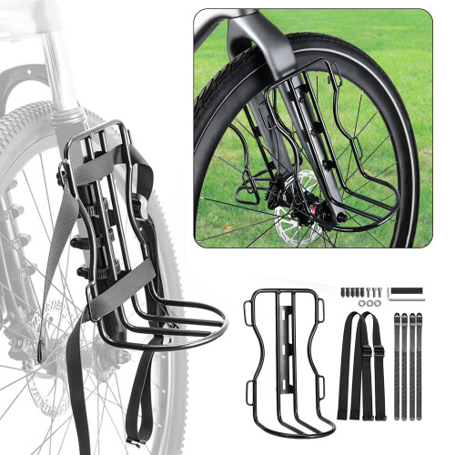 Easy Installation Bike Front Rack Carriers for Commuting Outdoor Front Fork Rack 1